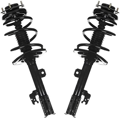 Detroit Axle - Front and Rear Struts w/Coil Spring Replacement for 2009 | 2010 2011 2012 Toyota Venza AWD - 4pc Set - size: 4Q47212/ 4 Struts