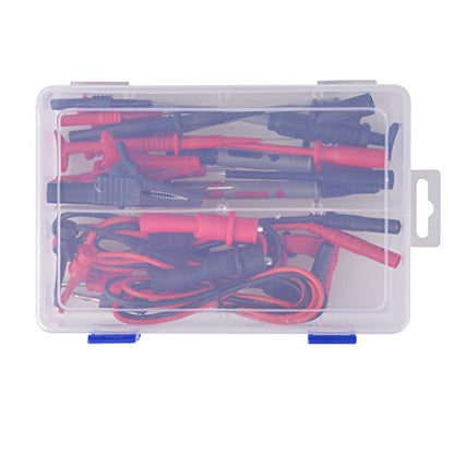 22 in 1 Multimeter Test Leads Set with Electrical Alligator Clips and Soft Silicone Probes