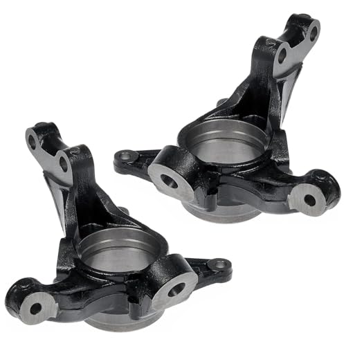 Detroit Axle - 2.4L Front Knuckles Struts Kit for 2004-2006 Toyota Camry Solara Lexus ES330, Steering Knuckles & Wheel Hub Bearings + Struts w/Coil Spring Replacement - size: 4QU48663/ Big strut kit