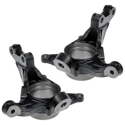 Detroit Axle - 2.4L Front Knuckles Struts Kit for 2004-2006 Toyota Camry Solara Lexus ES330, Steering Knuckles & Wheel Hub Bearings + Struts w/Coil Spring Replacement - size: 4QU48663/ Big strut kit