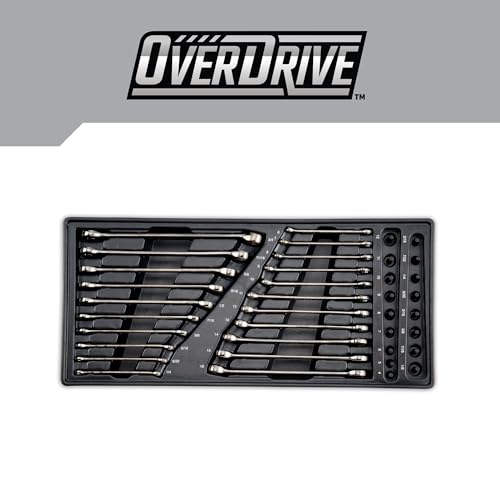 CRAFTSMAN OVERDRIVE 284-Piece Gunmetal Chrome Mechanics Tool Set, Standard SAE/Metric Socket Set, with Hard Case (CMMT99284)