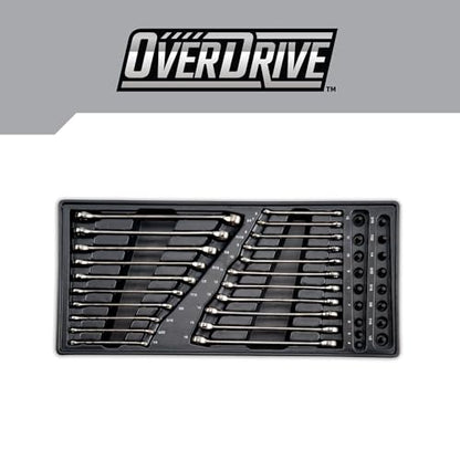 CRAFTSMAN OVERDRIVE 284-Piece Gunmetal Chrome Mechanics Tool Set, Standard SAE/Metric Socket Set, with Hard Case (CMMT99284)