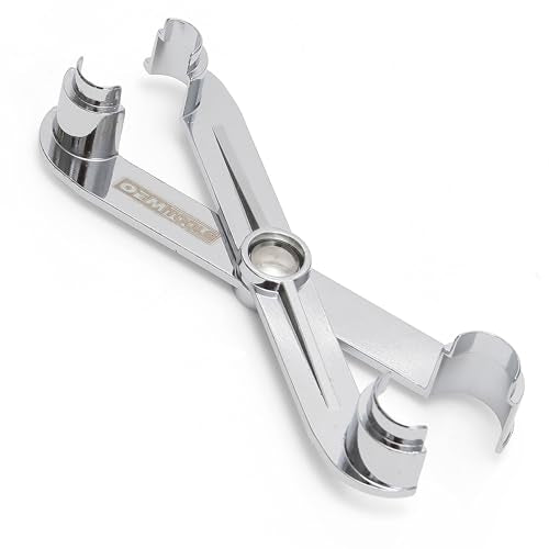 OEMTOOLS 24688 Transmission Line Disconnect Tool, Quickly Removes 3/8" and 1/2" Oil Cooler Lines, Step Design for Ford and Cadillac Vehicles, Durable Metal Construction - style: Transmission Oil Cooler Line Scissors