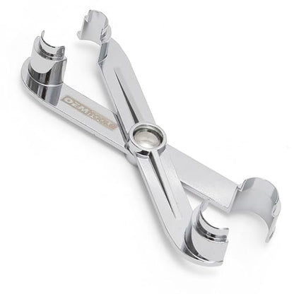 OEMTOOLS 24688 Transmission Line Disconnect Tool, Quickly Removes 3/8" and 1/2" Oil Cooler Lines, Step Design for Ford and Cadillac Vehicles, Durable Metal Construction - style: Transmission Oil Cooler Line Scissors