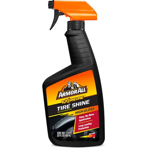 Armor All Extreme Tire Shine Spray , Tire Cleaner and Shine, 22 Fl Oz Each, 6 Pack - style: 6-Pack Tire Shine