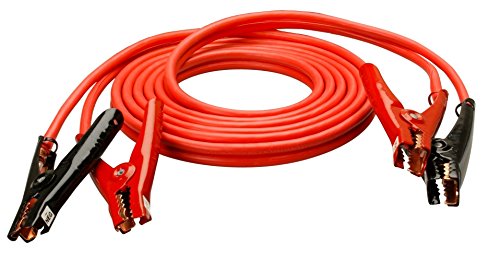 Southwire Road Power Commercial-Duty Booster Cable - Heavy Duty Design - Top & Side Post Compatible - Reliable Jump Start Tool - Tangle Free Automotive Jumper Cable - 4-Gauge - 20 Feet - Red