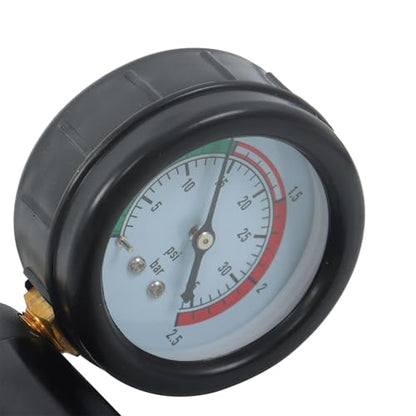 labwork 18Pcs Radiator Pressure Tester and Coolant Purge Refill Vacuum Kit Water Tank Leak Detector for Cooling System
