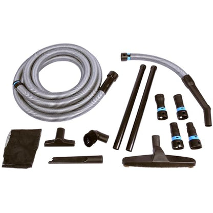 Quick Click Multi-Brand Power Tool Dust Collection Adapter Set and Full Cleanup Vacuum Accessories with 20 Ft. Hose for Home and Shop Wet/Dry Vacuums - size: 20 Ft.