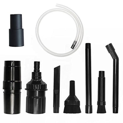 ANBOO 1-1/4inch & 1-3/8'' Vacuum Attachments Mini Micro Tool Attachment 8 Piece Set - size: 8pcs