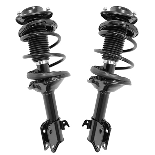 Detroit Axle - Front Struts for 2002 2003 Subaru Impreza Struts with Coil Spring Assembly Replacement - size: 11195_11196/Pair