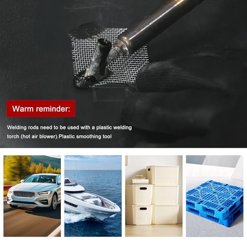 10 PCS Plastic Welding Mesh, 5.9 x 7.9inch Reinforcing Stainless Steel Wire Mesh Screen for Thermoplastic Repairs, Non-Rusting Car Bumper Repair Woven Wire Cloth Weld Kit