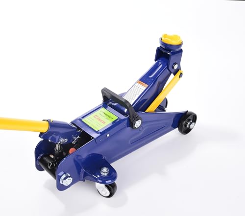 2 Ton Floor Jack - Car Hydraulic Trolley Jack Lift with 4000 Lbs Capacity for Home Garage Shop,Lifting Range 5.1"-13",Blue - style: 2 Ton Floor Jack