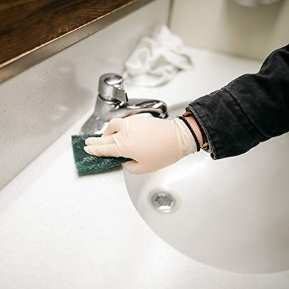 GLOVEWORKS unisex adult 100 Gloves, Beige, Small Pack of US - size: Small (Pack of 100), style: 100 Gloves