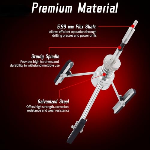 7PCS Cylinder Hone Tool Set, Adjustable Engine Cylinder Honing Grinding Tool for 3/4" to 7" Cylinders, Engine Piston Servicing Tools with 1-1/8", 3", 4" Replacement Honing Stones 220 Grit - size: 7pc Set