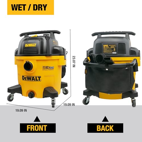 DEWALT 10 Gallon 5.0 Peak HP STEALTHSONIC Shop Vacuum Wet and Dry, Ultra Quiet Wet Dry Vac, Ideal for Jobsite, Garage, Car & Workshop, DXV10P-QT with Attachments & Powerful Suction, Portable Cleaning - size: 10 Gallon