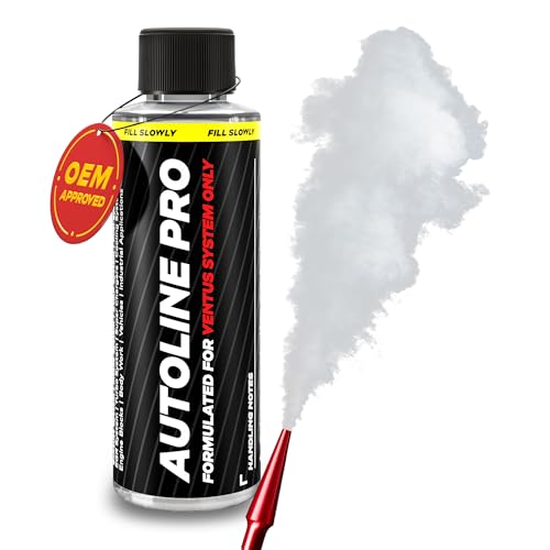 AutoLine Pro Automotive Ventus Smoke Machine Leak Tester EVAP Vacuum - World's #1 Self-Powered Li-Ion Battery Unit - OEM Odorless Fluid Lasts 500 Tests - Built-in Air Compressor - Cone Cap Plugs