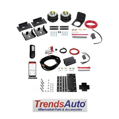 TrendsAuto Firestone Airide Rear Ride-Rite Air Spring Kit and Dual Path Standard Compressor Kit fits 2024-2025 Ranger w/o In-Bed Hitch (Does not fit Raptor Model) | Includes TrendsAuto Decal - size: 2024-2025, style: Dual Path
