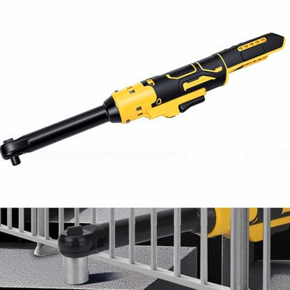VBESTLIFE Cordless Ratchet Wrench, in Electric Wrench with 74ft.lbs Torsion and Reinforced Head, for Automotive Repair, with 1/2 and 1/4 Inch Adapters and 3 Inch Extension Bar