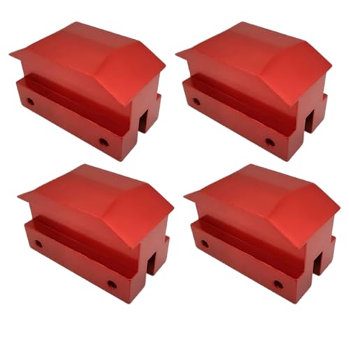 Jack Lift Pad Anodized Aluminum for Camaro 6th Gen for Chevrolet Jack Pad Except Convertable 4 Pieces Red 2012 2016 2017 2018 2019 2021 (Red) - color: Red