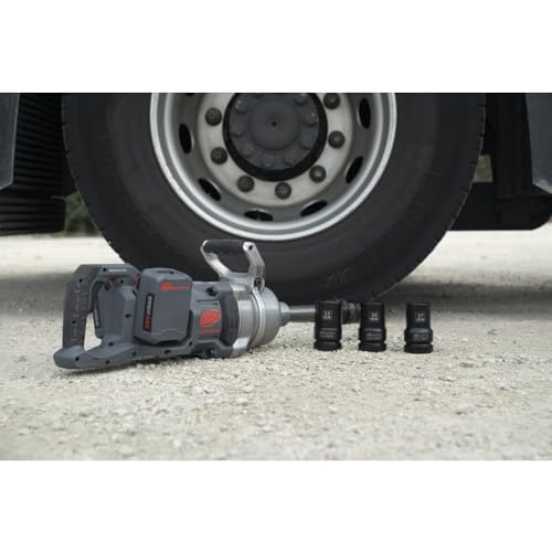 Ingersoll Rand W9691-K4E Cordless 1" High-Torque Impact Wrench Kit with 2" Extended Anvil, Includes 4 BL2022 5.0Ah Batteries and Dual-Bay Charger - size: Extended Anvil, style: 4 Battery Kit