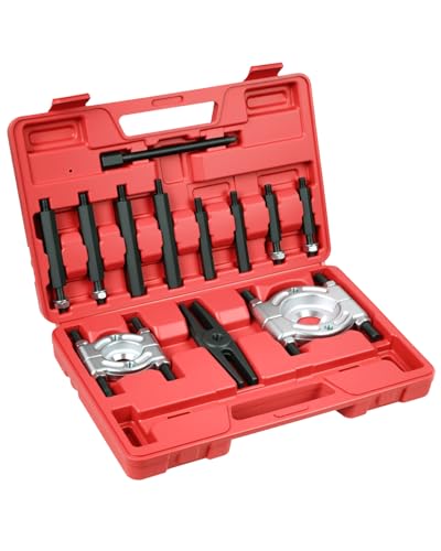DAYUAN 12pcs Bearing Separator Puller Set, Heavy Duty 5 Ton Capacity 2" and 3" Bearings Splitters Puller Kit