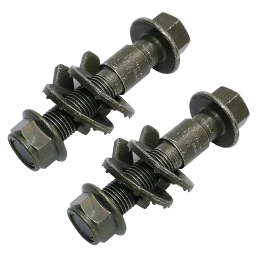81260 2Pcs 14mm Camber Correction Kit for Front Wheel Alignment | Adjustable Cam Bolts for Buick for Chevrolet for Honda for Nissan for Dodge for Ford for Jeep - size: 2PCS 14mm