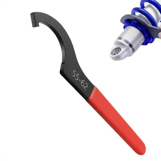 PRO BAT Universal Motorcycle Shock Absorber Spanner Wrench Hook Pin Spanner Wrench Shocker Shokie Adjusting Tools C Spanner for Pit Quad Dirt Bike ATV 55-62 - size: 55-62