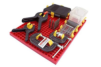 Organizer Genie ® - One Red Pegboard to organize your Sockets, Wrenches, Pliers, Screwdrivers, Bits and All Other Tools - color: Red