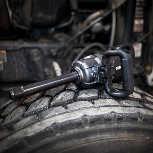 SUNEX Tools SX01026 1” Drive Magnesium Composite Impact Wrench with 6” Anvil - style: 1” Drive Impact Wrench + 6” Anvil