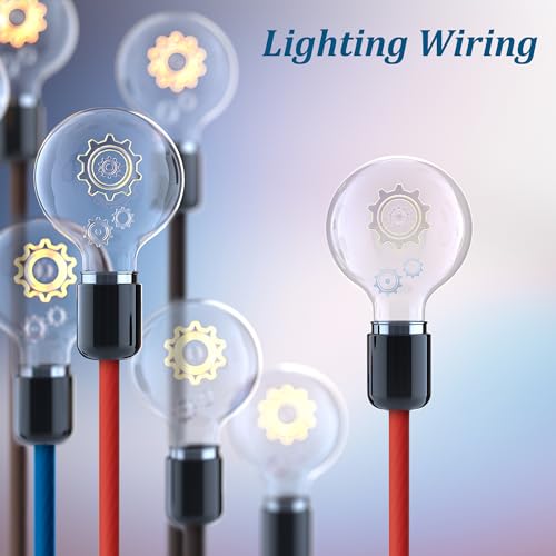 8 Gauge Wire 25FT, Primary Automotive Amplifier Power/Ground Wire, Car Battery Cable, Car Audio Amplifier, Car Fuse, 8AWG Copper Clad Aluminum CCA, Translucent Red Cable with 10 Heat Shrink Tubing - color: Red, size: 25FT