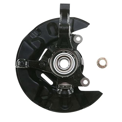 Front Left Side Wheel Bearing Hub Steering Knuckle Assembly for Toyota Corolla L4 1.8L Sedan 2003 2004 2005 2006 2007 2008 Replace for 698-389 4321219015 43502-32080 47782-12240 - size: Front left