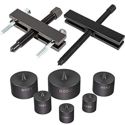 Yoursme 522 Large Gear and Pulley Puller & 7393 Gear and Pulley Puller & 8056 Shaft Protector Set for Timing Gears, Fan Pulleys
