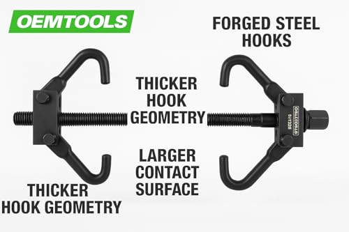 OEMTOOLS 37200 Coil Spring Compressor, Compress Coil Springs on All Passenger Trucks & Autos, Safety Tool for Installing & Removing Coil Springs, Fits Most Macpherson Coil Springs