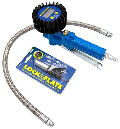 LockNFlate Tire Inflator/Deflator with Digital Gauge