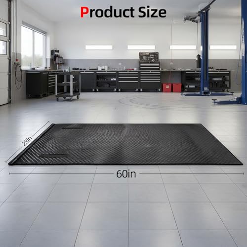 AggAuto Rolling Creeper Mat 60''x28 Foldable Mechanic Mat Under Car Roller | Mechanic Creeper Mat, Oil Resistant Surface, Smooth Sliding, Portable Design, Garage & Roadside Repairs - size: 60" x 28"