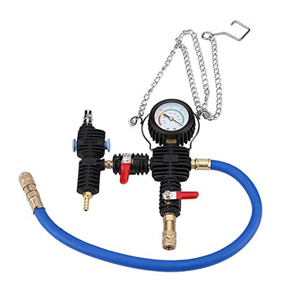 Dioche Radiator Coolant System Vacuum Purge Tool Efficiently Refill Entire Cooling System for Car SUV Light Truck Red Plastic Case
