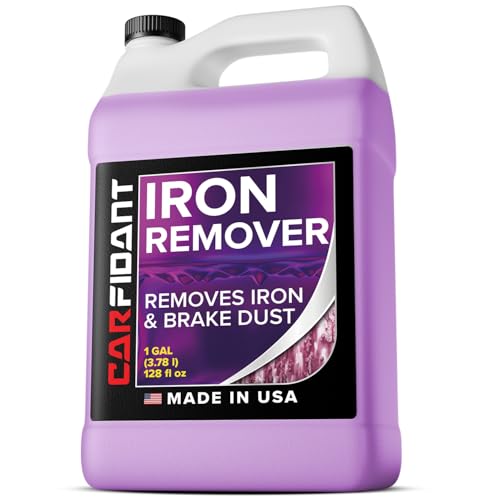 Iron Remover Car Detailing – Iron Decon Spray, Pulls Out Brake Dust, Rust & Fallout - Contaminant Removal for Car Paint & Wheels, pH Neutral Formula - 128 fl. oz. - size: 128 fl. oz.