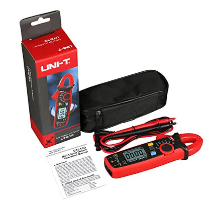 UNI-T AC/DC Clamp Meter UT210D Amp Meter Clamp Multimeter Tester Digital Voltmeter Continuity Tester Capacitor Mini Ammeter HVAC Tool - size: UT210D
