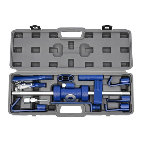 Professional Slide Hammer Dent Puller Kit, Auto Body Repair Tool Set for Car Door, Bumper, Fender, with Toolbox