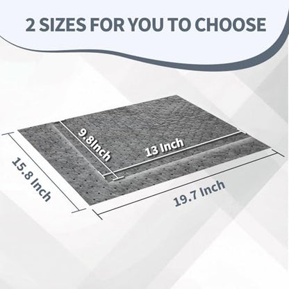 Oil Absorbent Pads - 16 x 20 Inch-Universal Leak, Drip, and Spill Control, Garage Absorbent Mat for Oil Water, Ideal for Extra-Heavy Spills 100 Pcs - size: 16 x 20 Inch