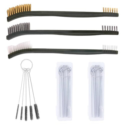 Throttle Body Cleaner Kit, Carburetor Cleaning Kit, Torch Tip & Carb Dirt Remove Cleaner Set - style: 20 Cleaning Wires & 5 Fine Brushes & 3 Double-Ended Brushes
