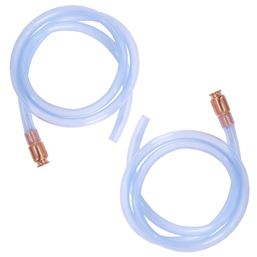 Wadoy 3/4" Siphon Hose, 6FT Shaker Siphon Pump for Gasoline/Gas/Fuel/Water Transfer, Upgrade Multi-Purpose Self Priming Siphon Hose (2 pack) - size: 2
