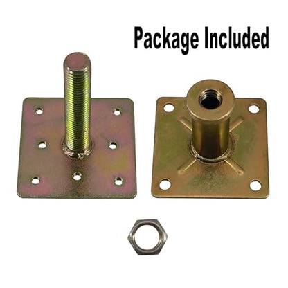 6 Pack House Floor Joist Support Jacks Adjustable 4 1/3"-7" for Leveling | Galvanized Steel, Small Mini Screw Jack Post Pole for Lifting, For Shed Stairs Porches Decks Crawl Spaces Leveling - size: 4.3-7 inch