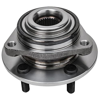 Detroit Axle - Front or Rear Wheel Bearing Hubs for Concorde LHS New Yorker 300M Dodge Intrepid Eagle Vision Plymouth Prowler, 2 Wheel Bearing & Hubs Assembly Set Replacement - style: 513089 x2/Pair