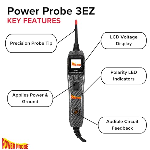 Power Probe 3EZ Circuit Tester with Diagnostic Mode (PP3EZCARBCS) - color: Carb - Limited Edition