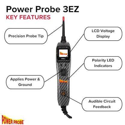 Power Probe 3EZ Circuit Tester with Diagnostic Mode (PP3EZCARBCS) - color: Carb - Limited Edition
