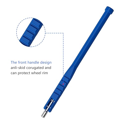Tire Valve Puller Tool Tire Valve Stem with Valve Core Remover Tool No Scratch Valve Core Wrench for Car Bicycle Motorcycle(HT-241B)