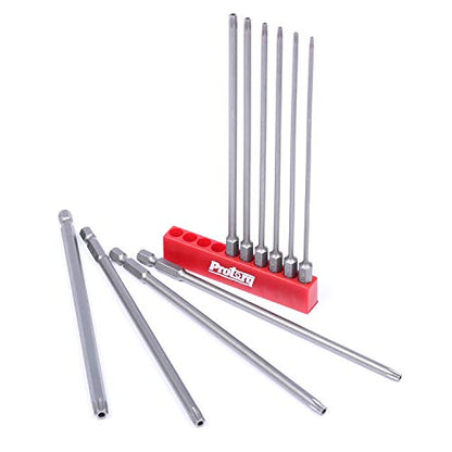 Protorq TORX Tamper Resistant Bits, Security TORX Bits (T7-T40), 150mm, 10 -Pieces, High Grade S2 Steel - size: 10pc 6 in. Torx Security