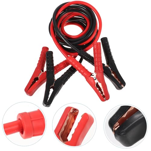 NUOBESTY Heavy-duty 1000a Car Battery Booster Jumper Cable 2.8m Thickened Pure Copper Emergency Power Wire with Fully Covered Clamps for Suv and Automotive Use