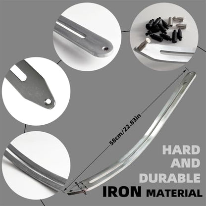 Big Size Dent Rods, Paintless Car Dent Removal Tool,Front Fender Damage Repair, Curved Rod Crowbar,Hook Rods Tools Kit